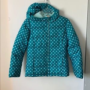 Girls Polka Dot Winter Coat